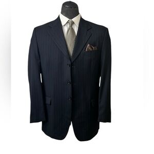 Studio Milano made in Italy one of the finest made Blazer ever made, Pinstripes